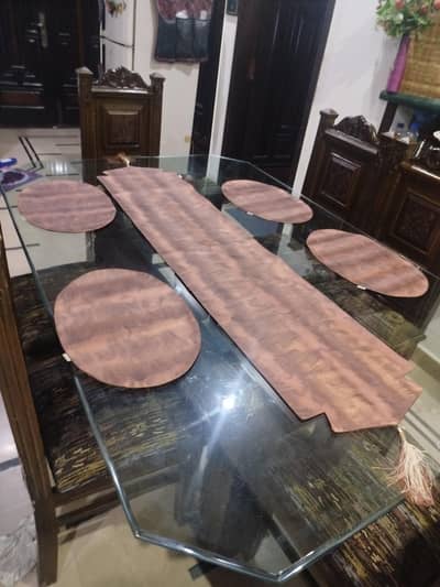 dining table and 6 chairs