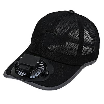 Summer Fan Sun Hat – Breathable Mesh USB Type-C Rechargeable Cooling C