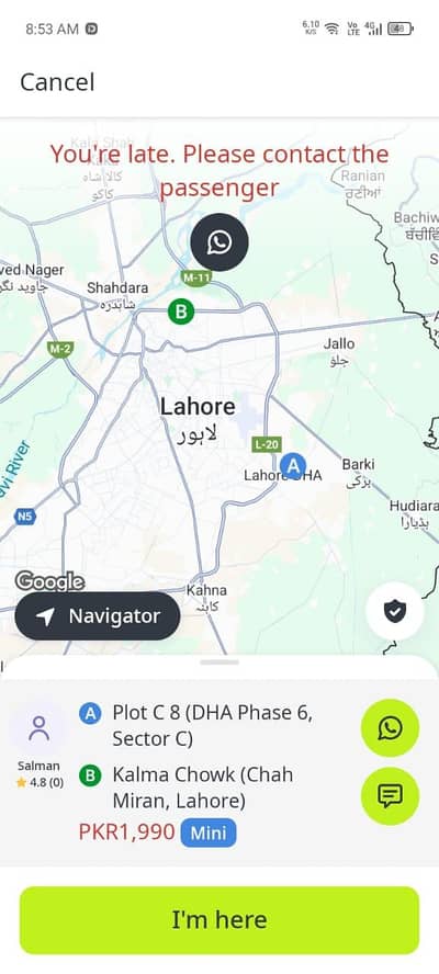 l am an indrive driver l wanted a job