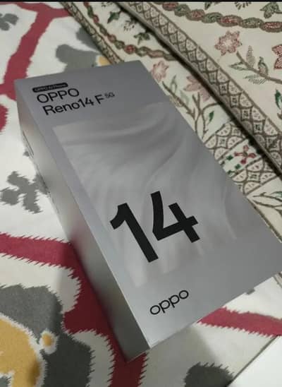 oppo Reno 14f under warranty 3 month plus fnl 78k