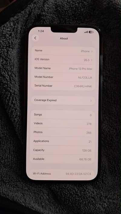 Apple iPhone 13 Pro Max 10/10 Condition PTA Approved