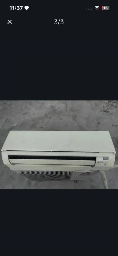 Mitsbushi 1 ton ac and outdoor read description plzz