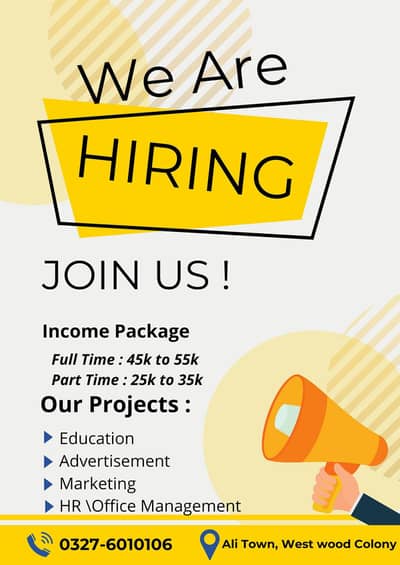 Join Our Team For better Future