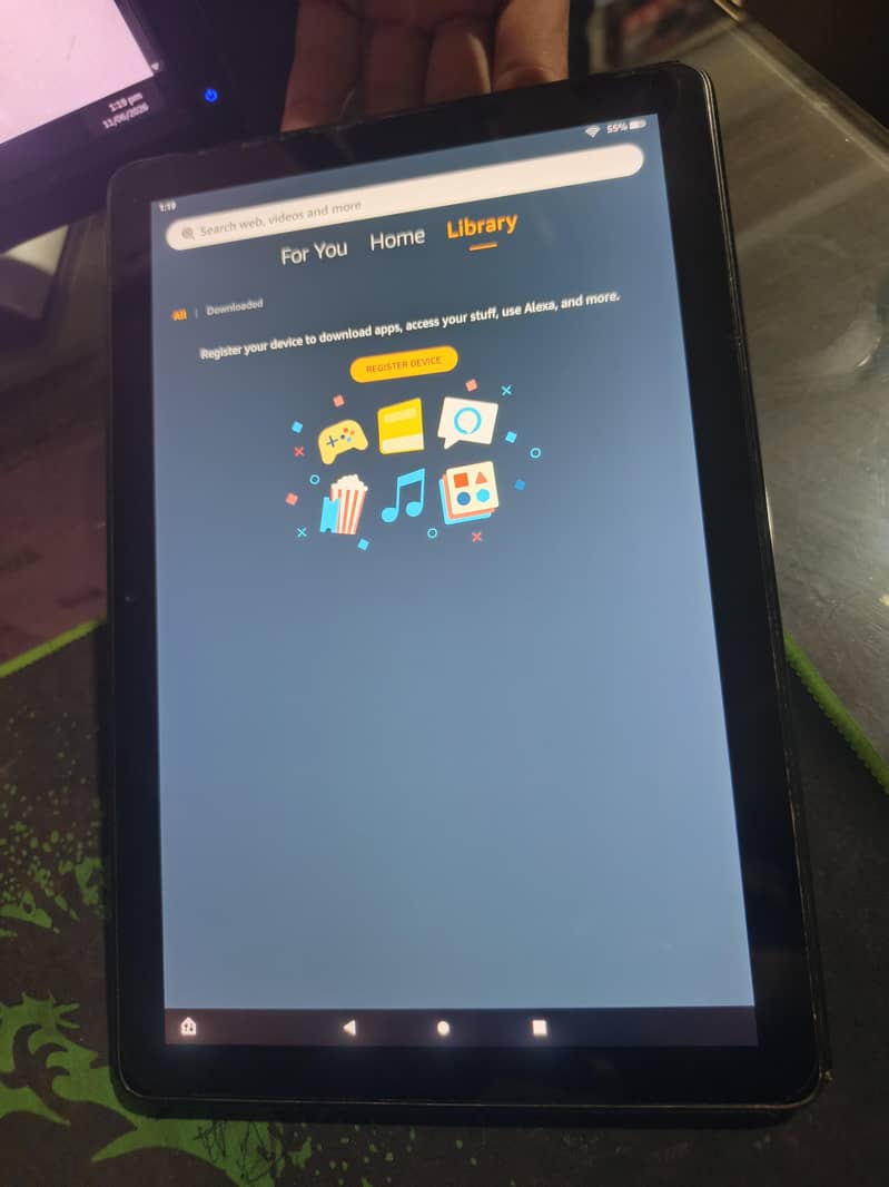 Amazon fire  tablet 0