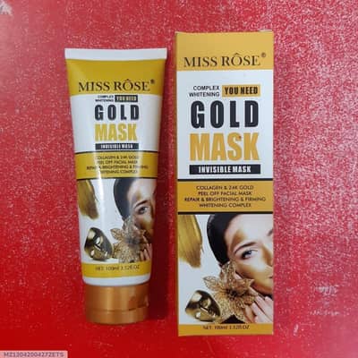 premium gold whitining mask for boys & girls