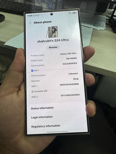 Samsung Mobile S24 Ultra with Grace period of 4 months