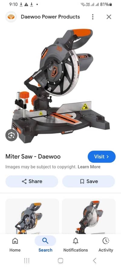 Daewoo ka Digree cutter 7 inch