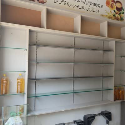 wardrobe and counters