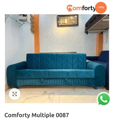 sofa cum bed (2in1)(Molty foam)(sofa +bed)(10 years warranty )