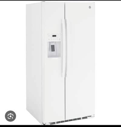 Non working GE American side by side refrigerator for parts and repair