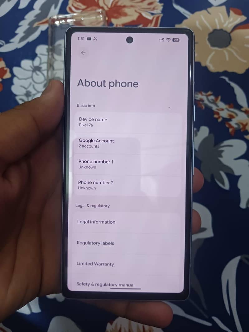 Google Pixel 7a 4