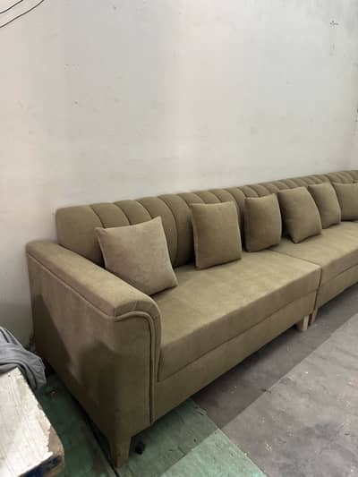 L shap sofa set not use almost 10 setar in bukla fabrice