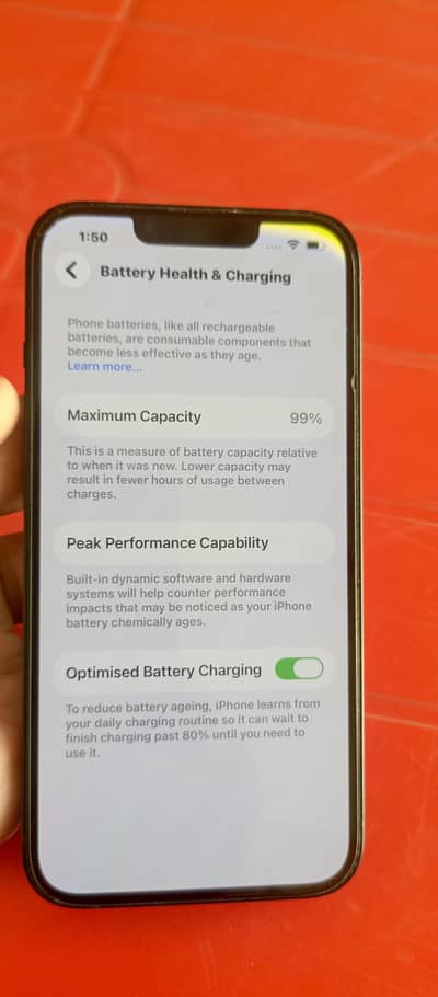 IPHONE 13 FOR SALE BATTERY HELTH 99 %