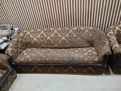 5 Seater Sofa Set for Sale (1 Triple Seater + 2 Single Sofas)