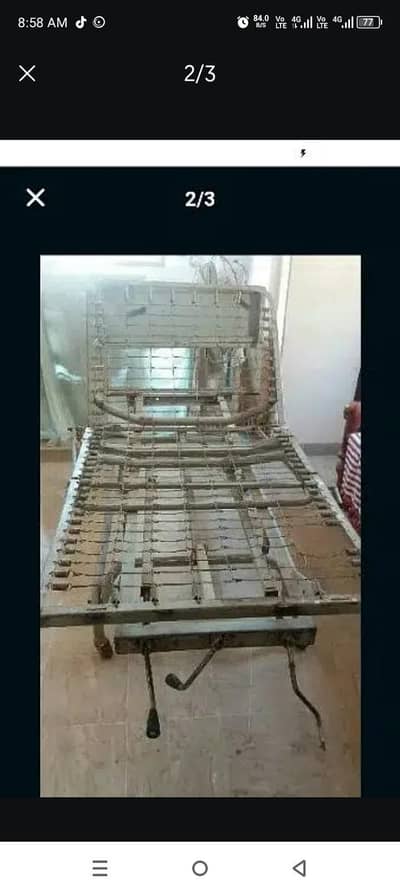 patient bed for sale/2crank manual bed