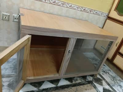 Wooden Safe Cabinet.