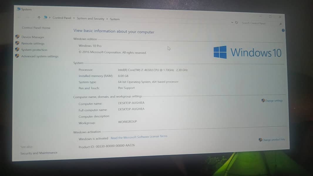 Microsoft Surface Pro 3 Core i7 4th Generation 2