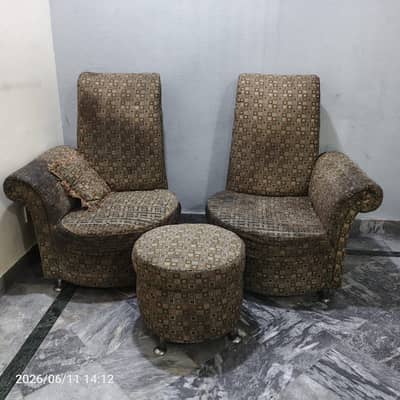 Side Sofa with Foot rest