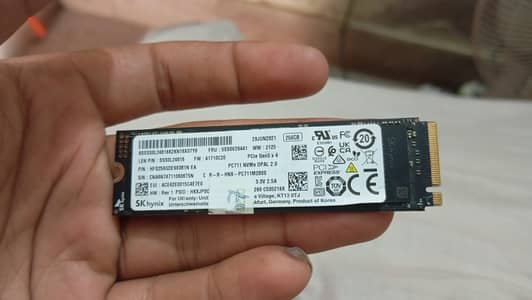 256 GB nvme ssd
