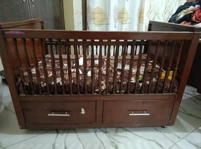 Wooden baby coat bed classic style