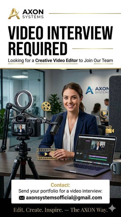 Female Video Interviewer Required for Professional Interviews