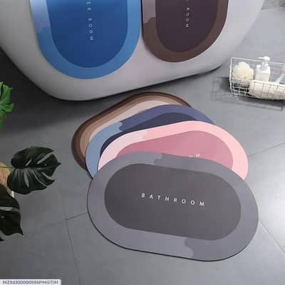 MULTICOLOR WOOL BATHROOM DOOR MAT