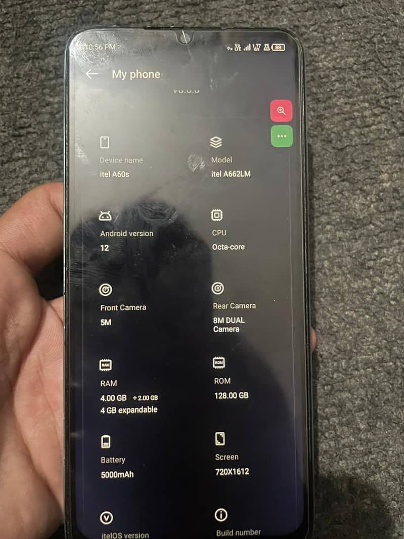 Itel A60s 4