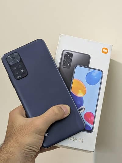Redmi note 11 6gb 128gb Dual sim  Dual sim PTA approved