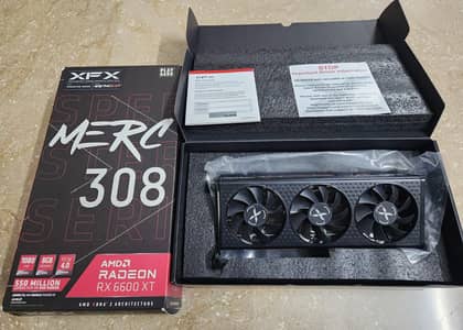 XFX Rx 6600xt 8gb gaming graphics card PC