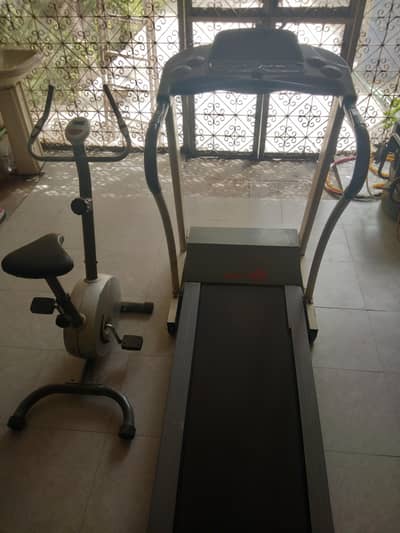 Treadmill +cycle