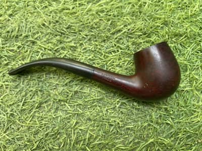 1980s Vintage Black Prince Tobacco Pipe made in London England