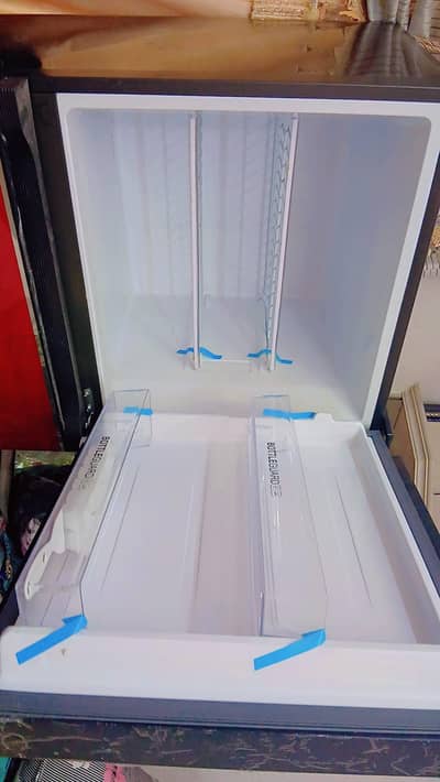 438EP large size refrigerator red maroon color