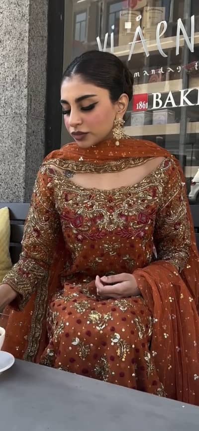 Haris Shakeel Inspired Luxury 3-Piece  Dress – Hand Embellish
