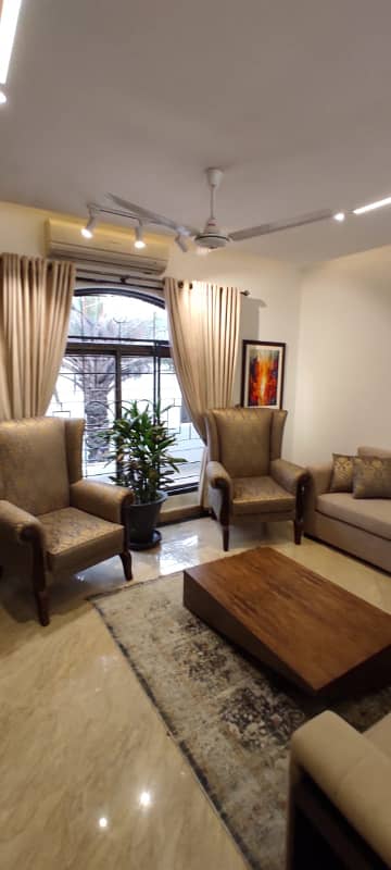 Aesthetically Designed Fully Furnished 5 Bed House Available For Rent E Block Phase 5