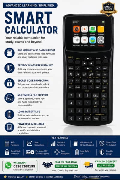 Magic calculator V3 made in Europe Cash On delivery available Pakistan