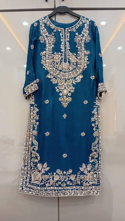 silk zari work full suit