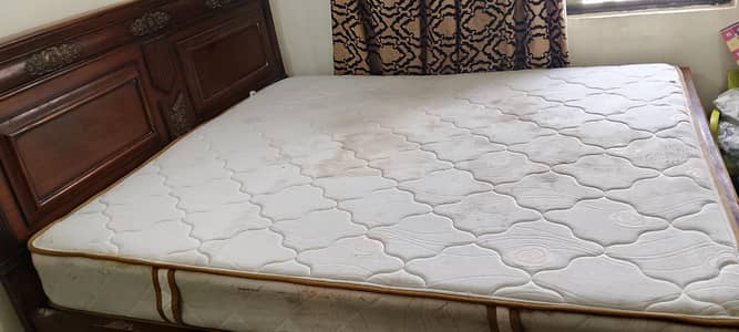 wooden sheesham double bed