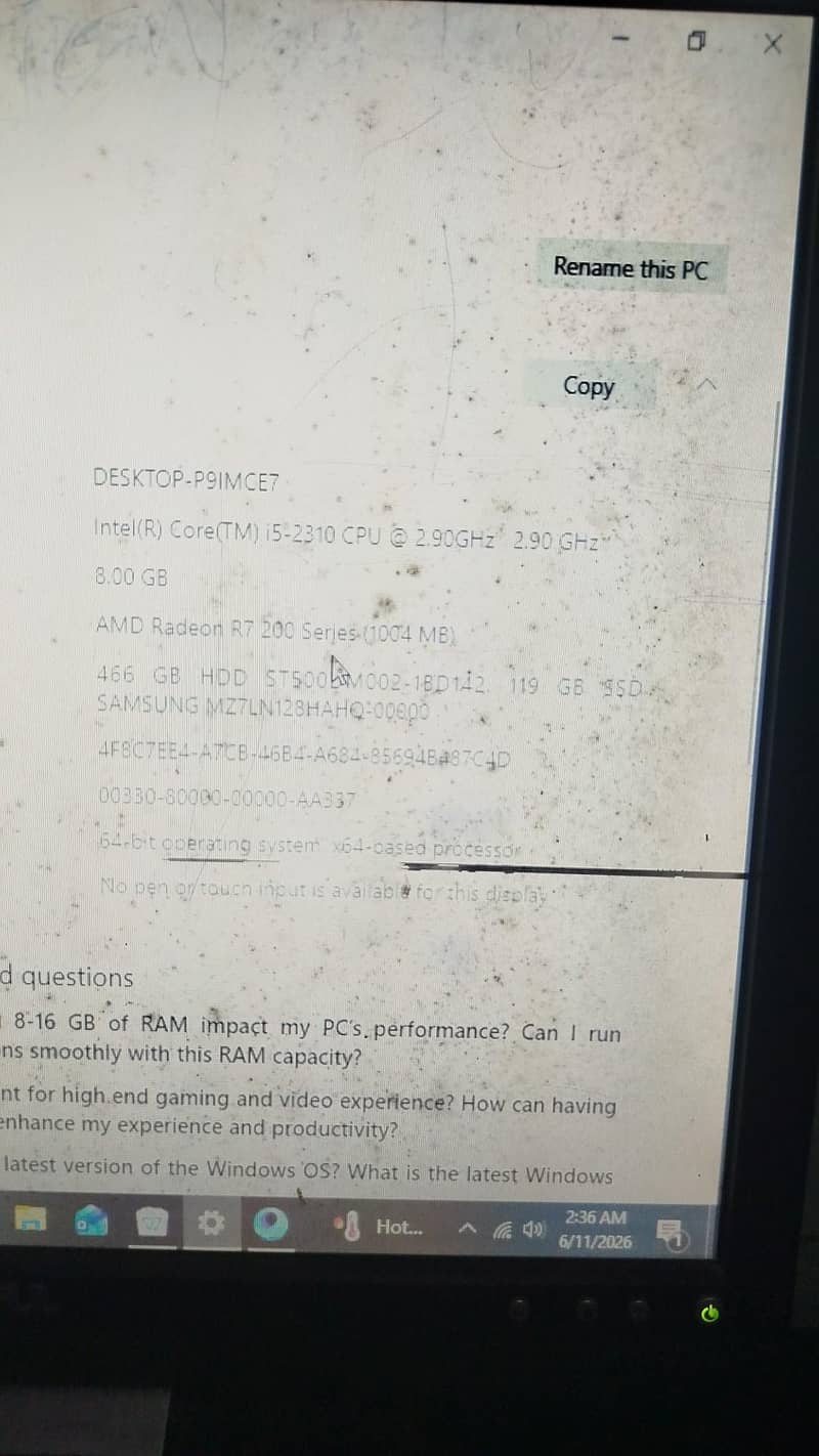 CPU, LCD, Keyboard 4