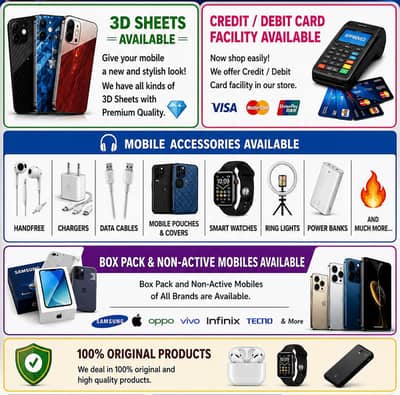 Deal in all kind of mobile accessories