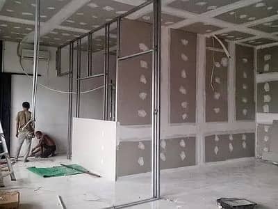Gypsum Board & Office Partition Services/Dumpa ceiling/office Renovati