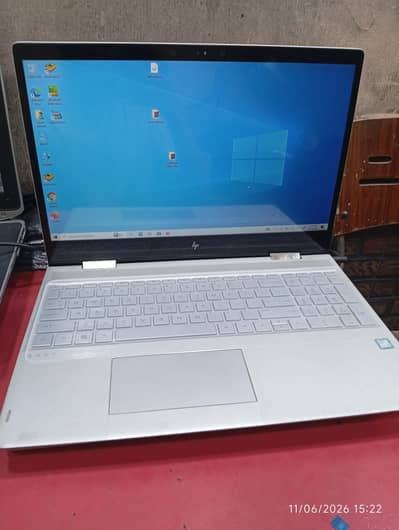 Hp Envy used laptop I5,8th generation 8 gb ram 256 gb ssd touch screen