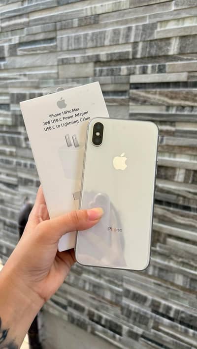 iphone x 256GB  (no open no repair) (PTA approved) all ok