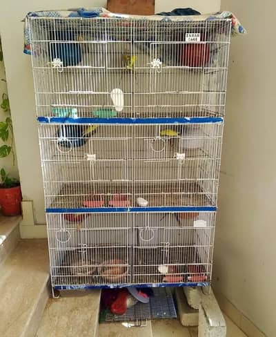 3 Portion cage & bajri pairs for sale