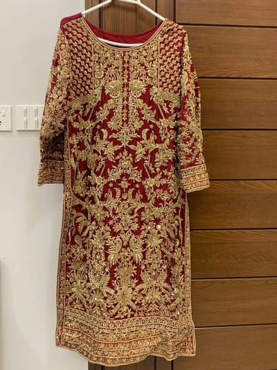 Red Bridal dress