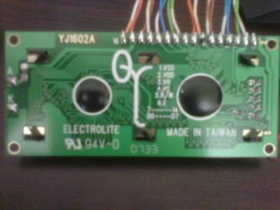 YJ1602A 16x2 Character Alphanumeric LCD Module