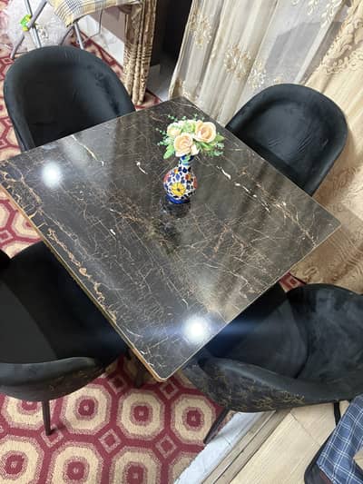 Dinning table with 4 chairs  (03345933544)
