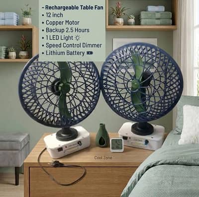 Charging Fan | Rechargeable Fan | DC Fans | 12 Volt DC Fans Stand Fan
