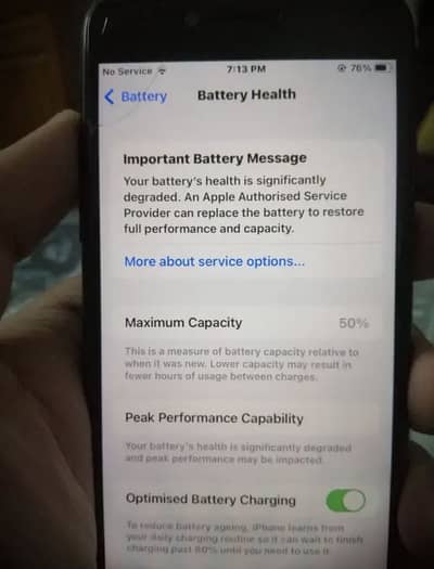 Apple iPhone 7 , BH 50% , Non pta