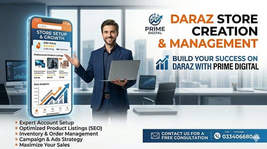 Daraz Store Creation and Management Services