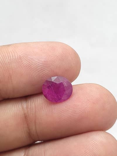 Natural Kabuli Ruby Gemstone Lab Certified